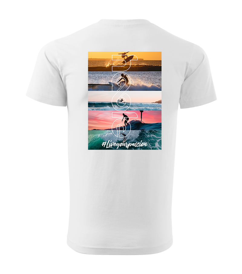 A mai pólóm - Férfi fehér póló - LYP - Surfers
