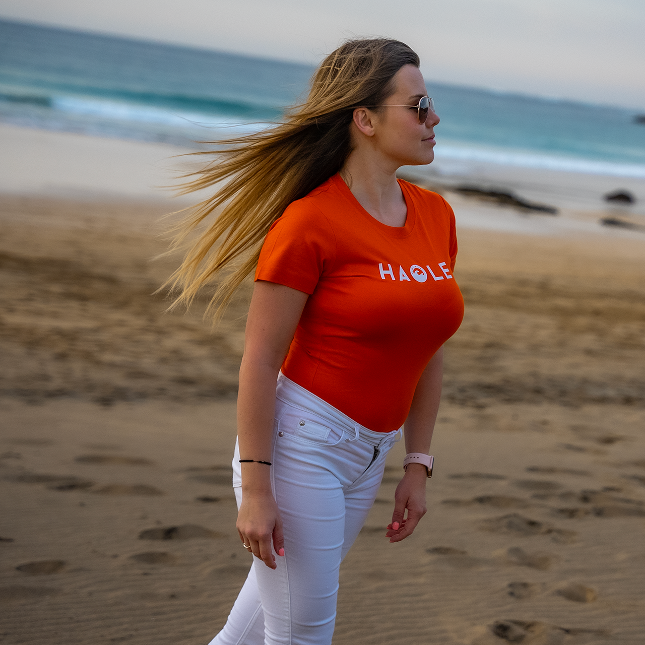 Moment - Narancssárga női póló