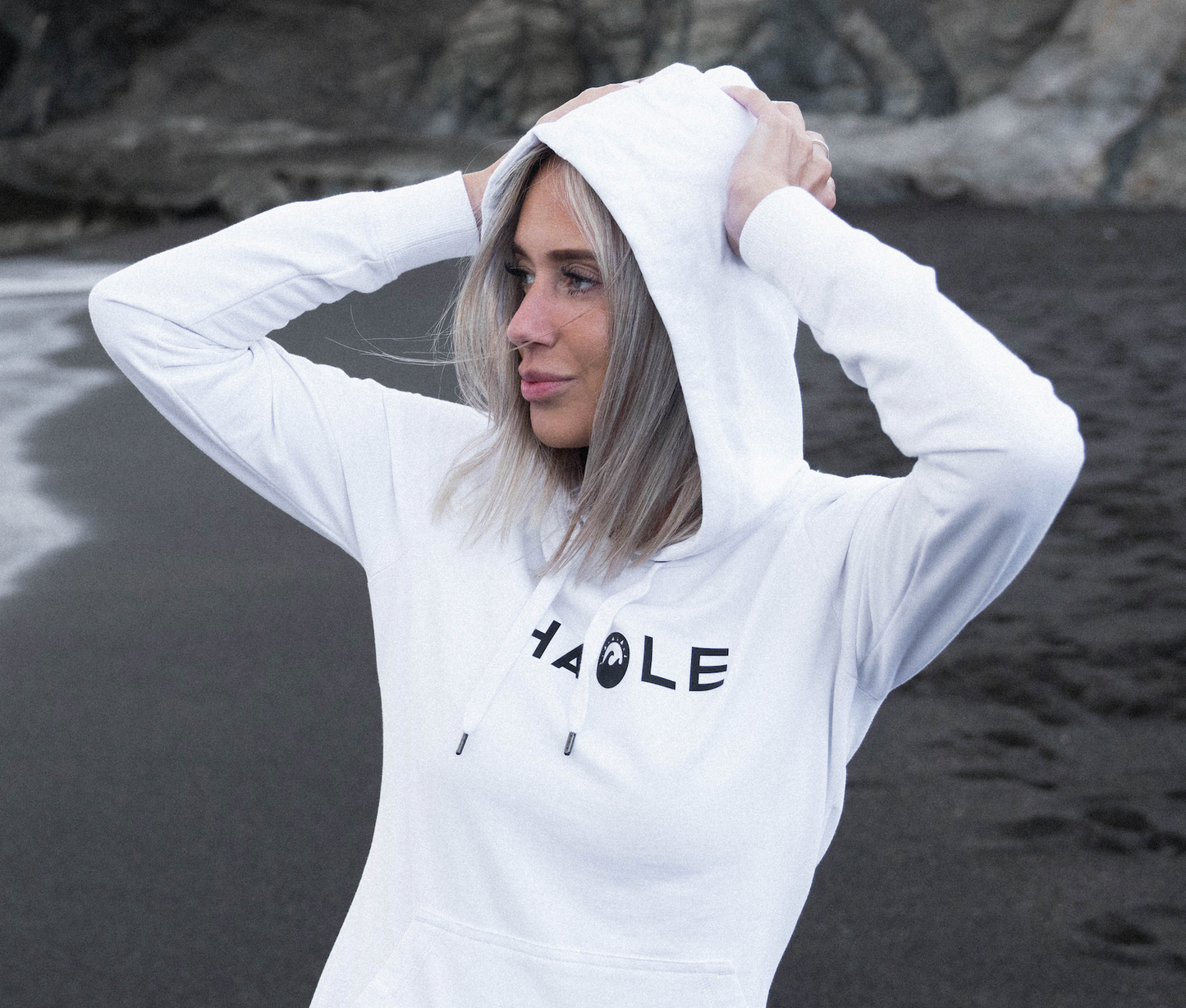 Essentials - Fehér női hoodie
