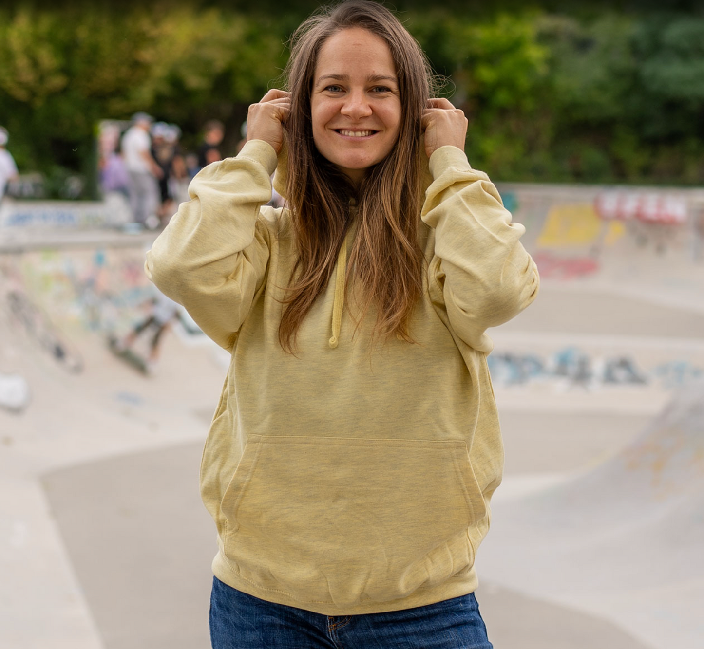 Panka - Vibe - Citomsárga hoodie - Női