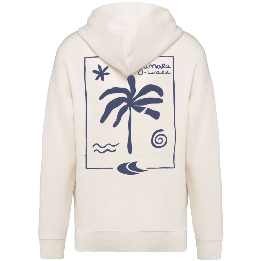 Lanzarote - Oversize Hoodie - Ivory - Férfi