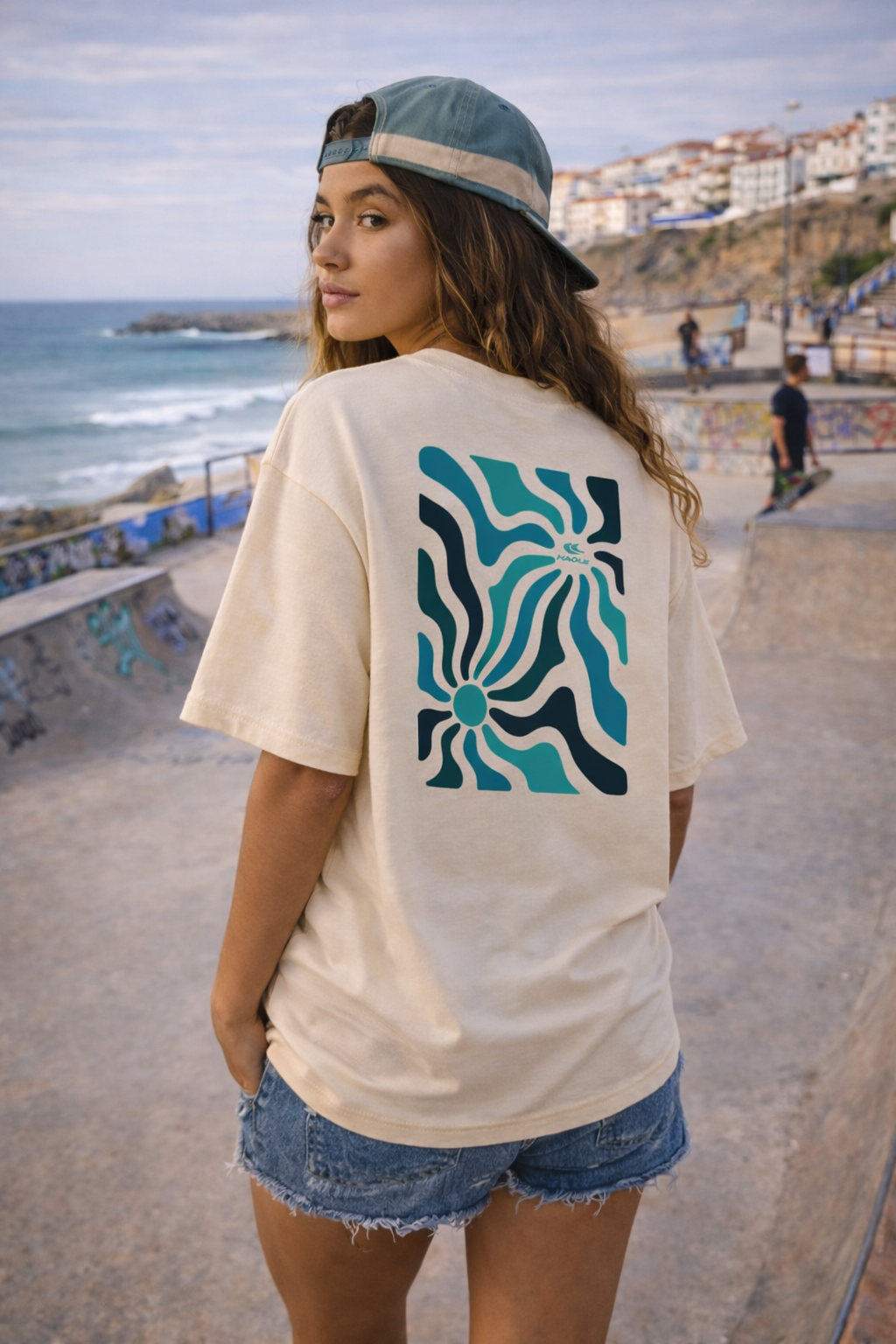 Wave Line - Női oversize póló