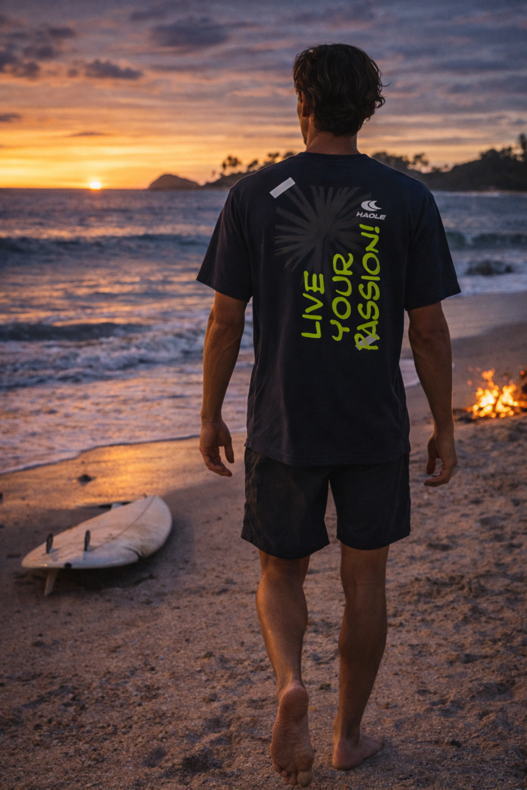 LYP Palm Tree - Oversize póló - Férfi