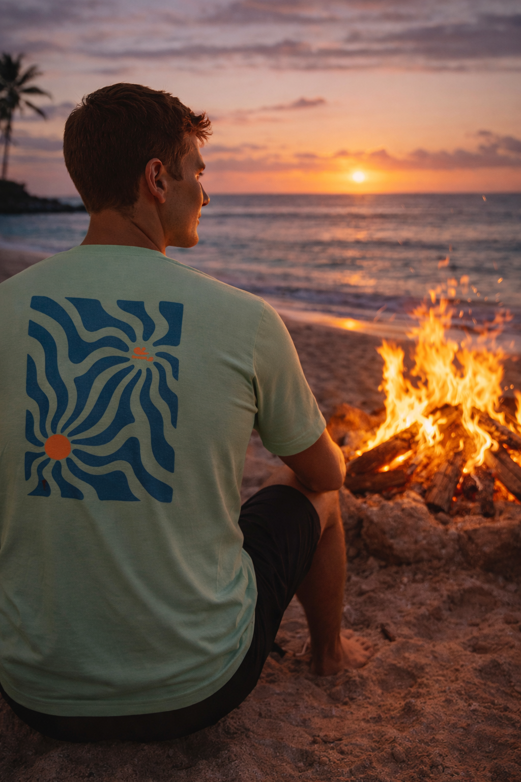 Earth Moon - Férfi póló