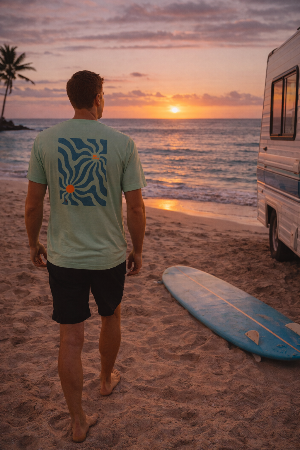 Earth Moon - Férfi póló