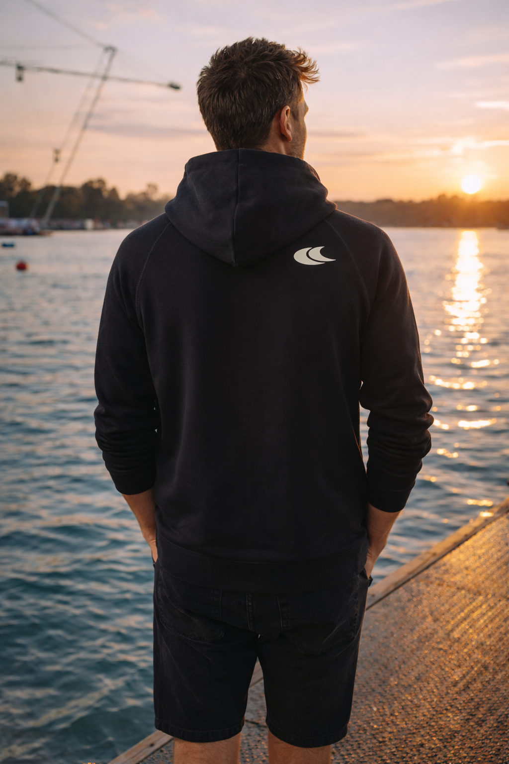 Zipline - Cipzáras Hoodie - Férfi