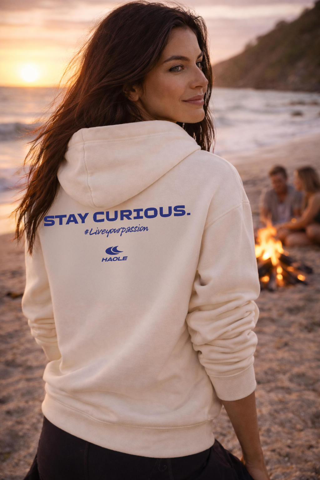 Stay Curious Hoodie - Női