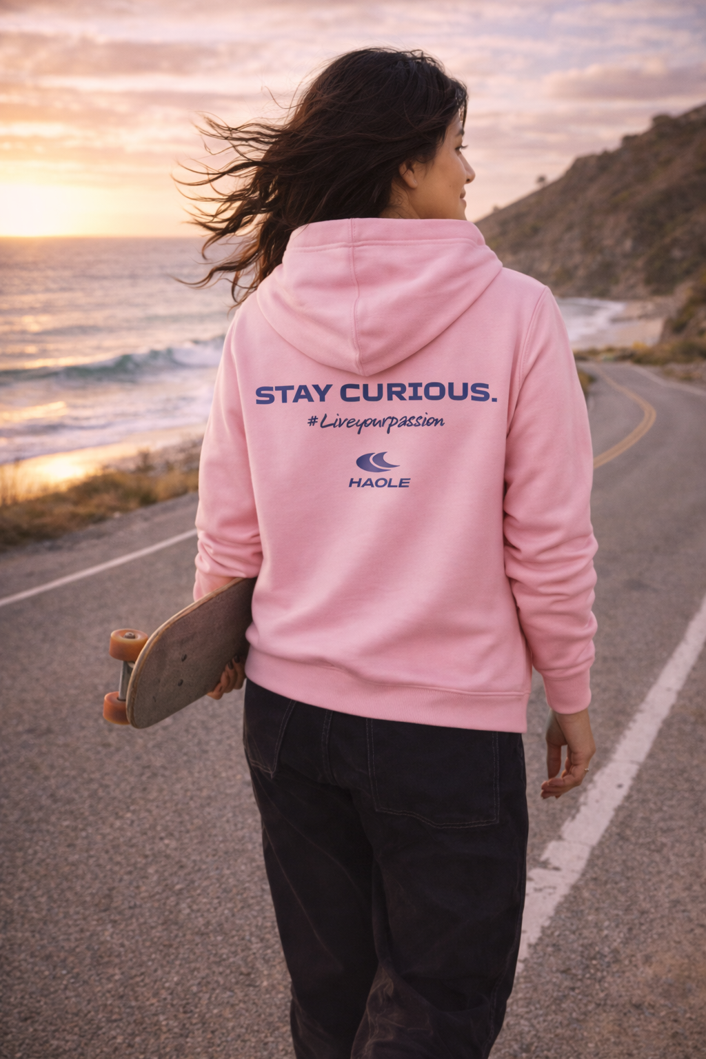 Stay Curious Hoodie - Női