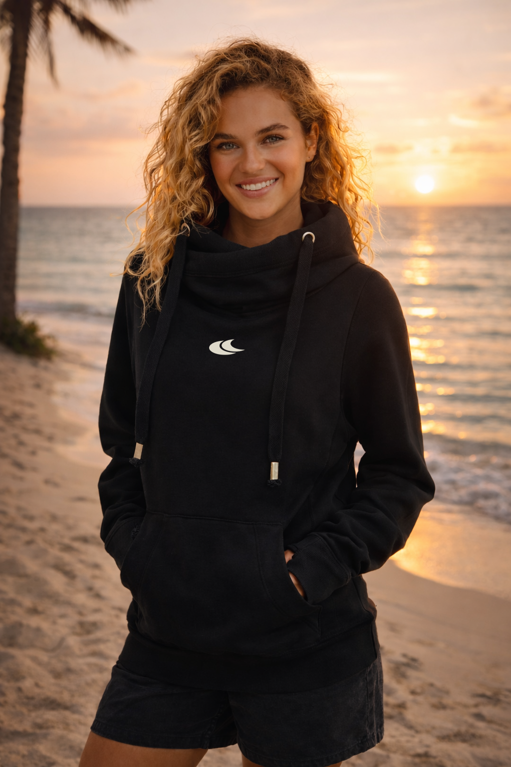 One More Rep Hoodie - Magasított nyakkal - Női