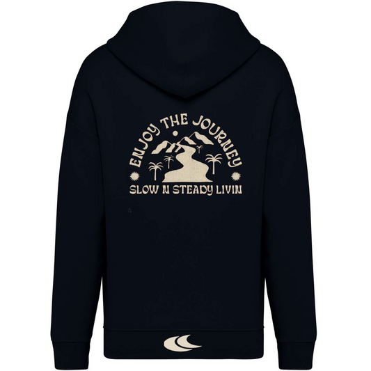 Enjoy- Oversize Hoodie - Fekete - Férfi