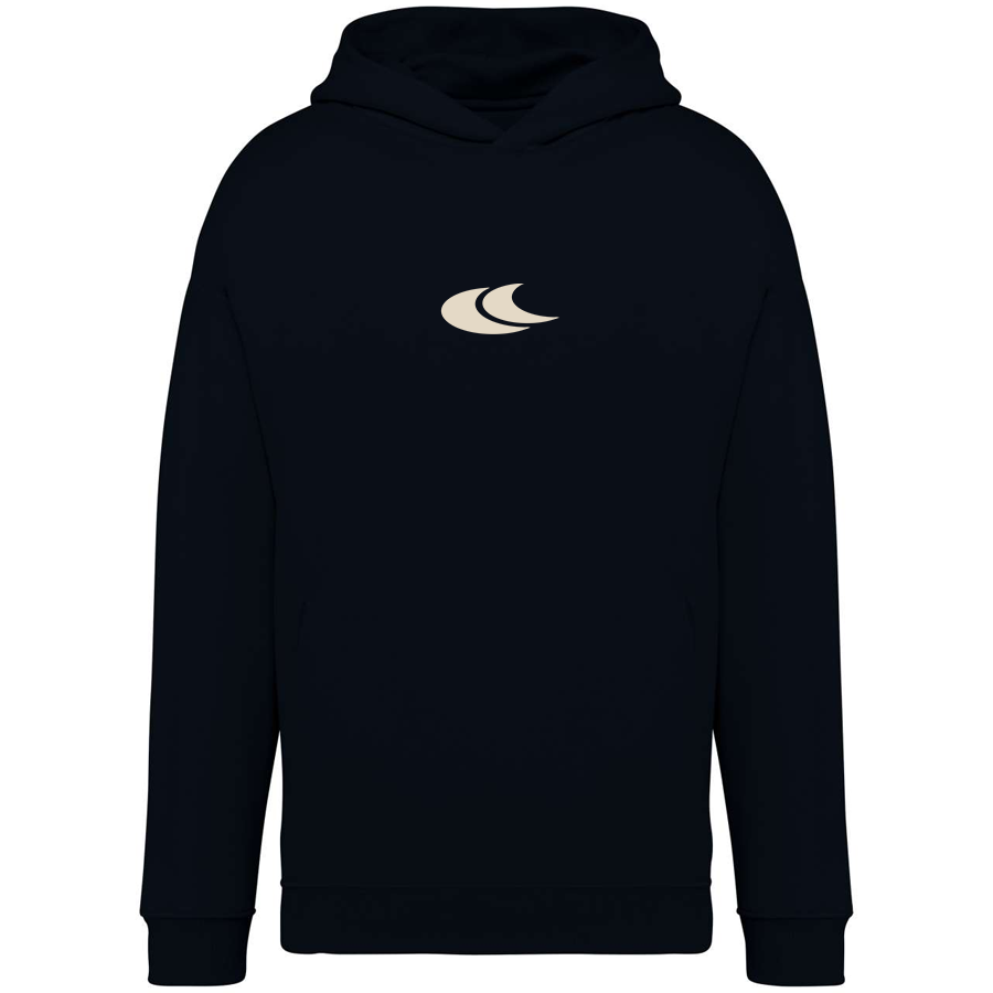 4 elem - Oversize Hoodie - Fekete - Férfi